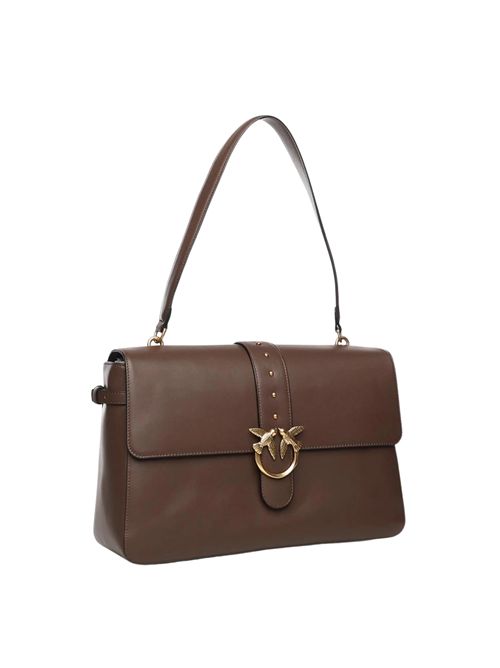 Borsa Love One Extra Sloucht in pelle Marrone PINKO | 105067 A0QOL74Q